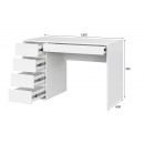 Стол компьютерный SV-МЕБЕЛЬ К №13 Серия 2 Белый глянец